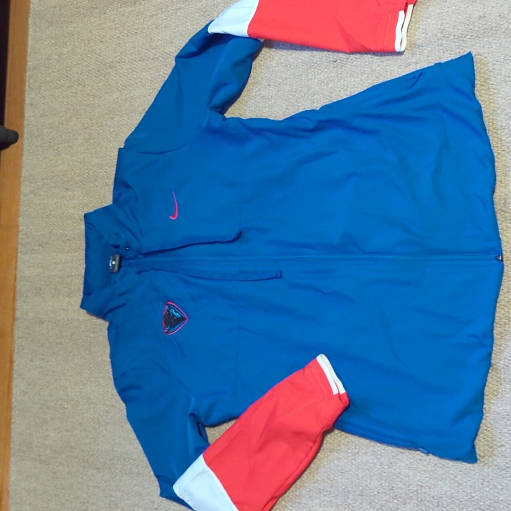 Women's DePaul Nike dri fit warm up jacket size large
